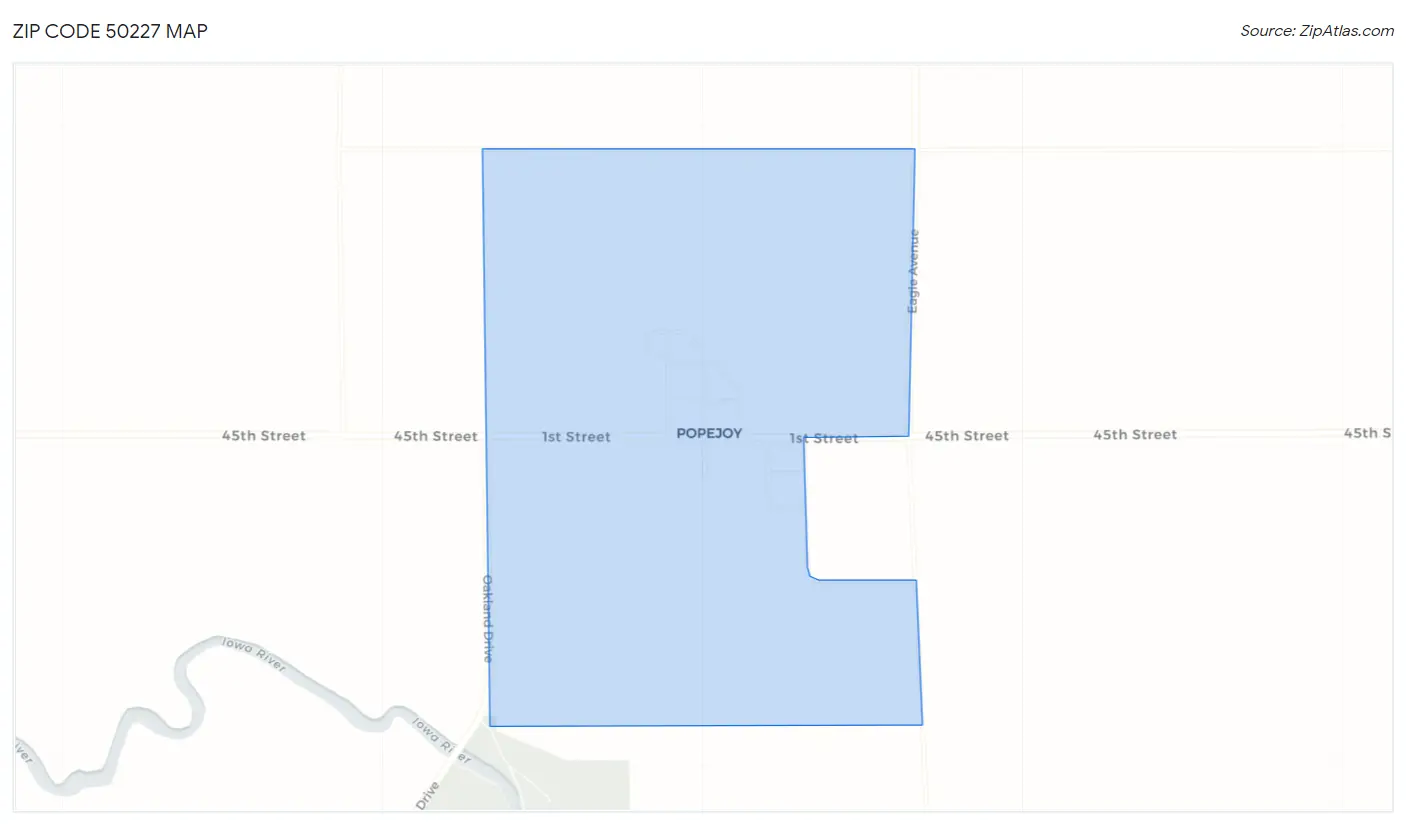 Zip Code 50227 Map