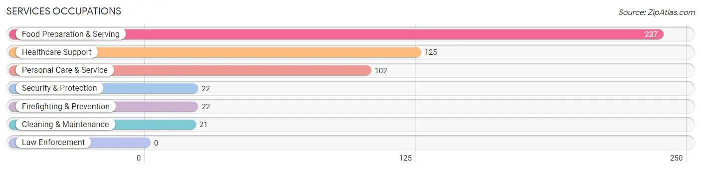 Services Occupations in Zip Code 50273