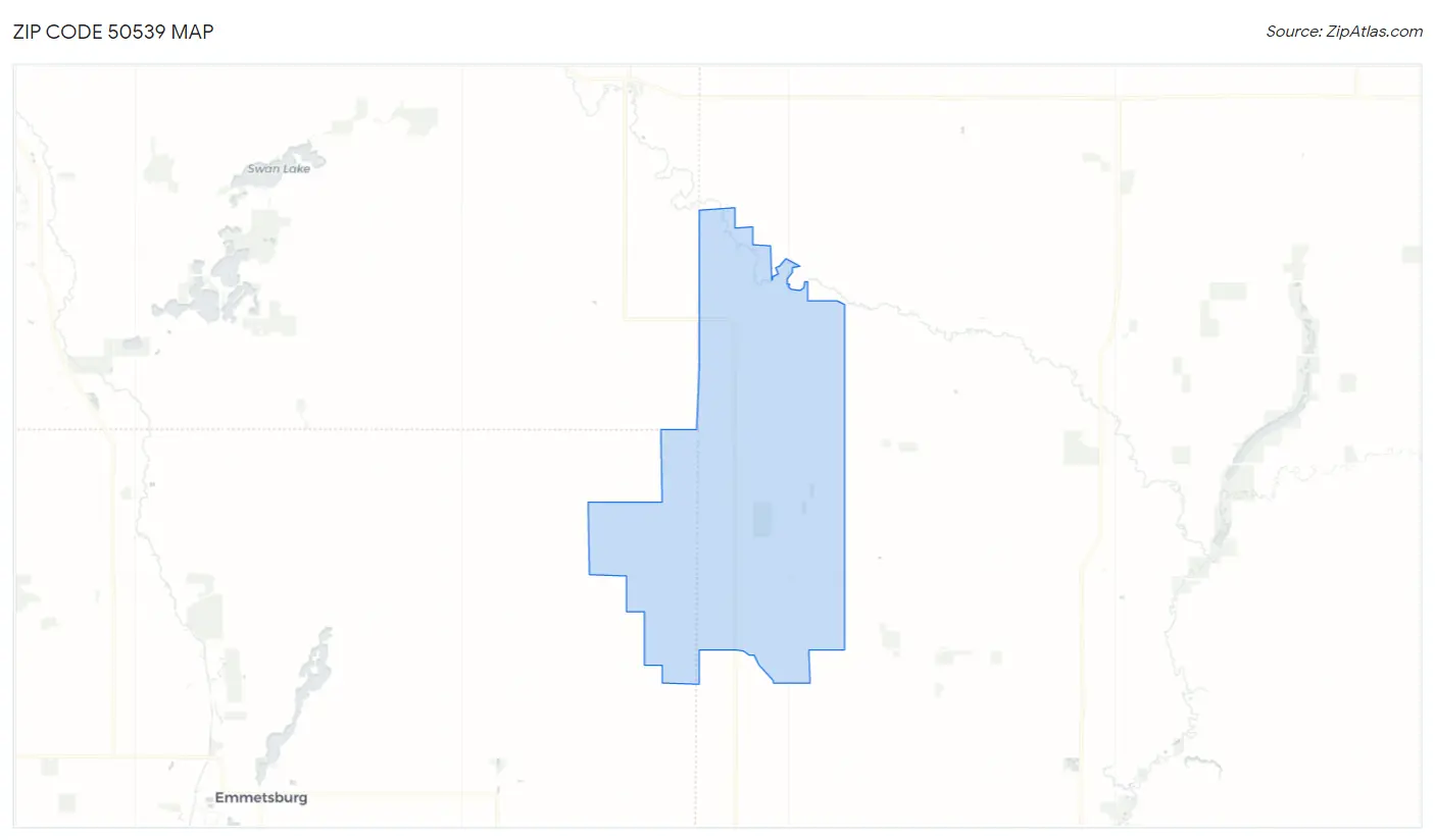 Zip Code 50539 Map