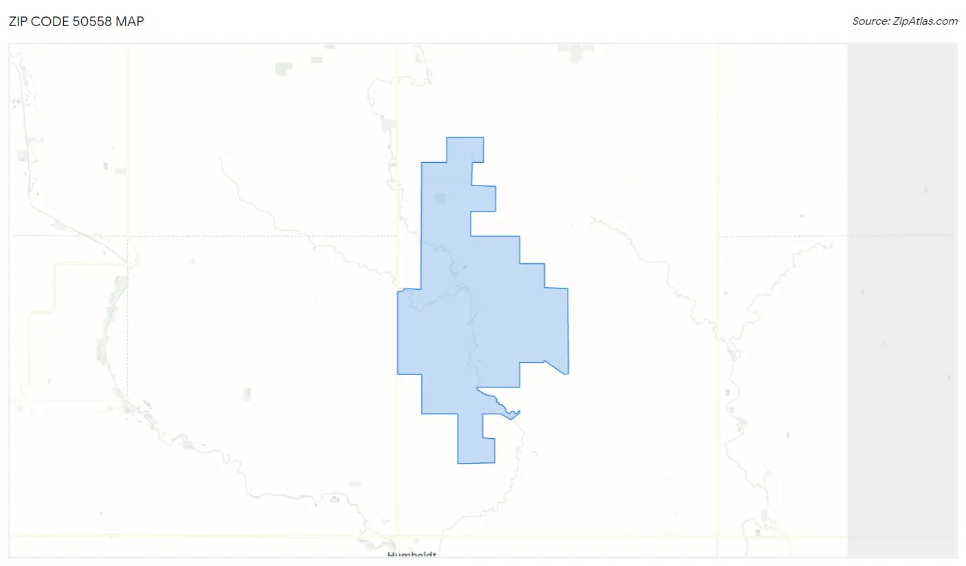 Zip Code 50558 Map