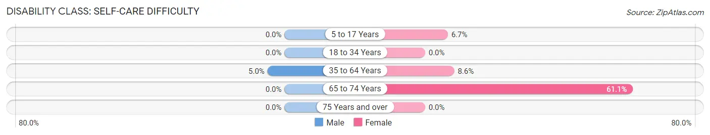 Disability in Zip Code 51048: <span>Self-Care Difficulty</span>