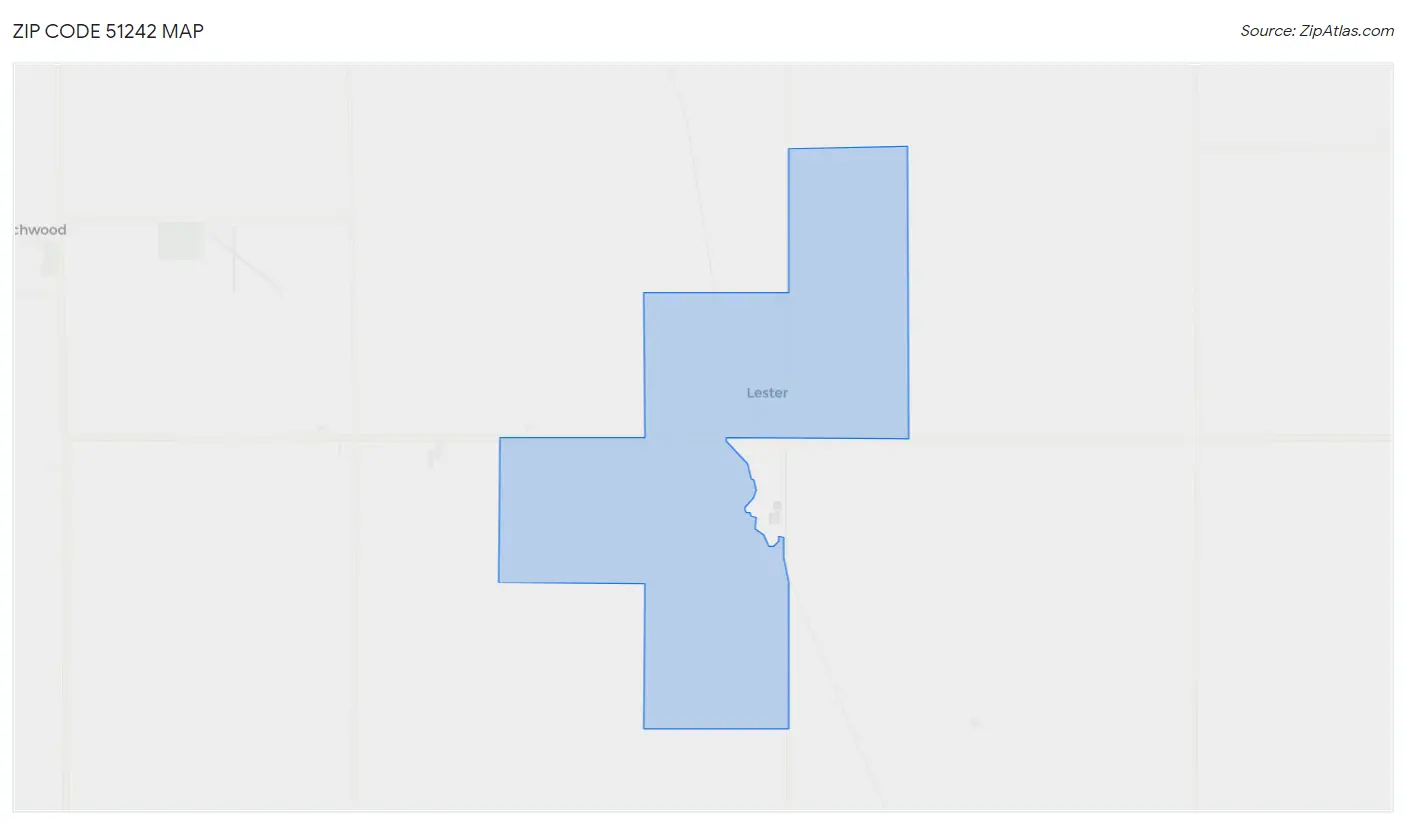 Zip Code 51242 Map