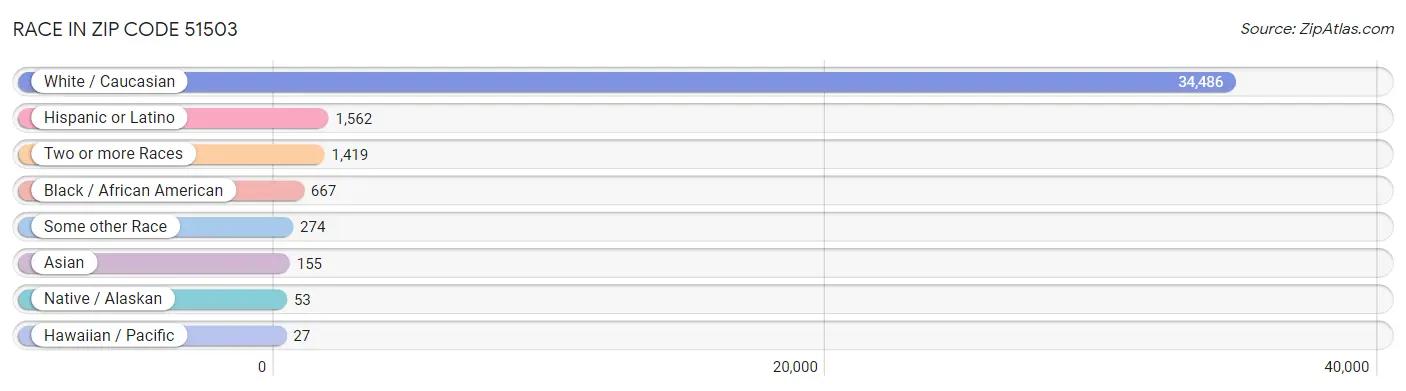 Race in Zip Code 51503