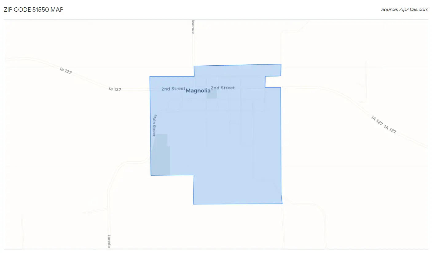 Zip Code 51550 Map