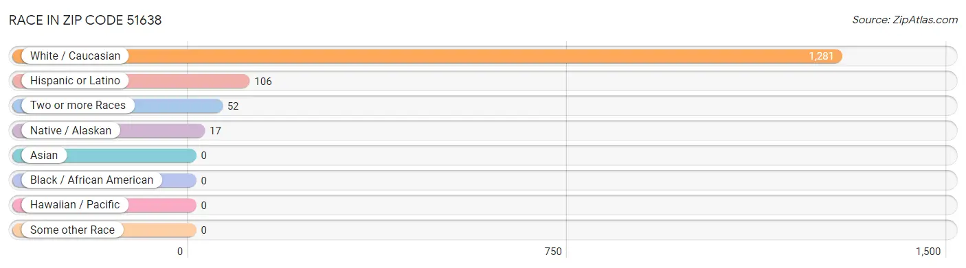 Race in Zip Code 51638