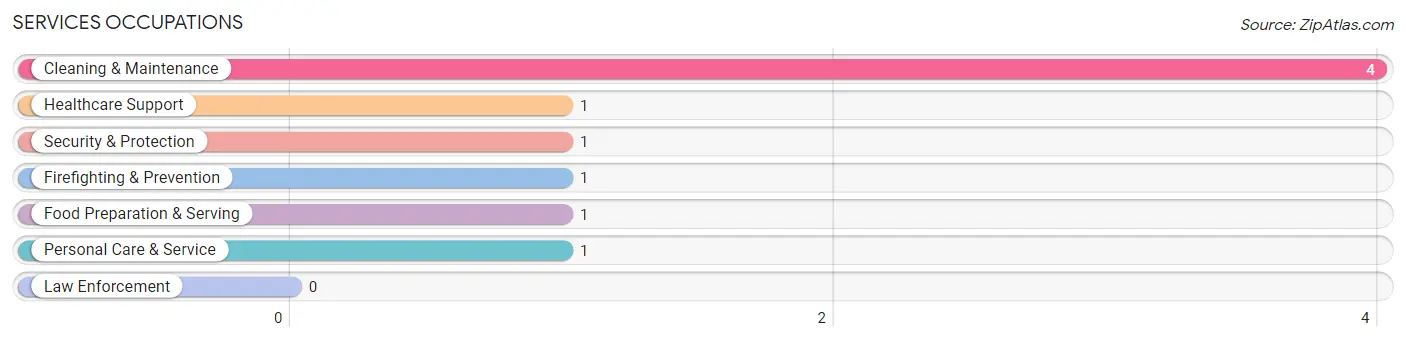 Services Occupations in Zip Code 52308