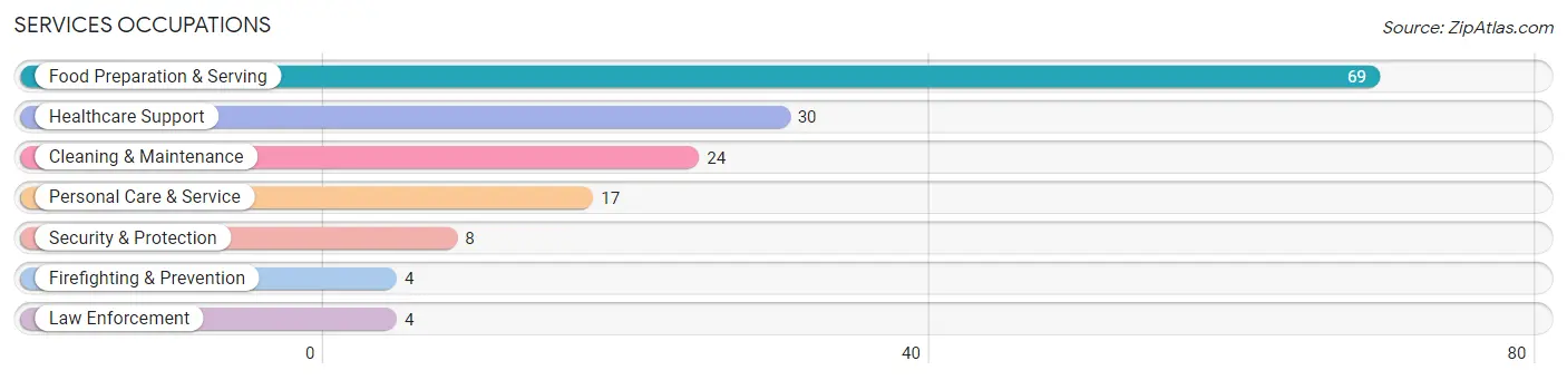 Services Occupations in Zip Code 53002