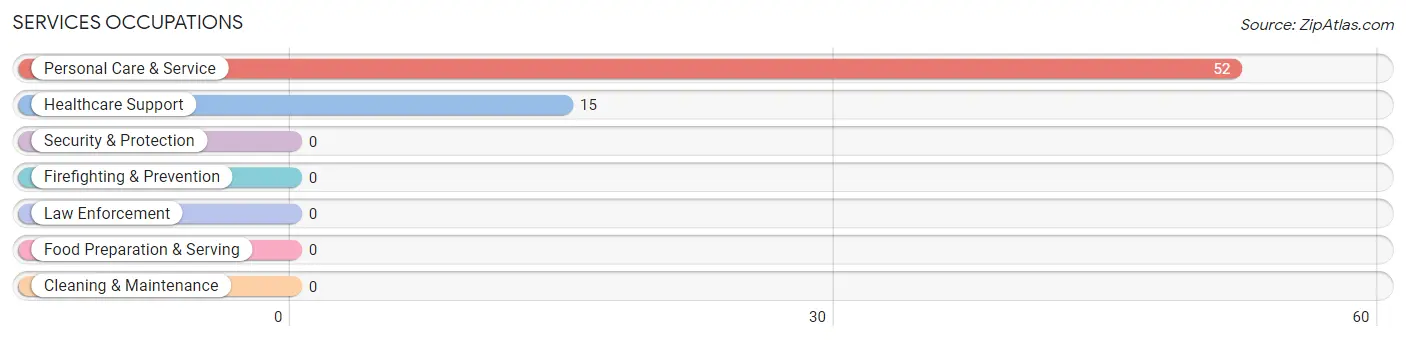 Services Occupations in Zip Code 53069