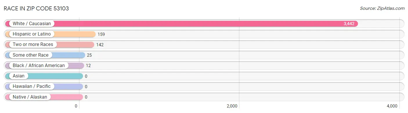Race in Zip Code 53103
