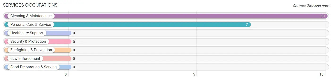 Services Occupations in Zip Code 53195