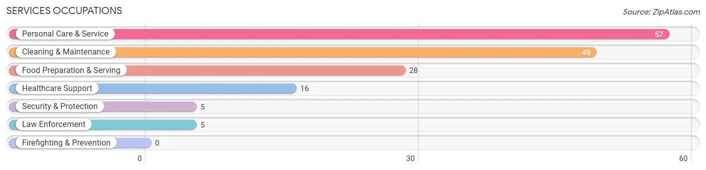 Services Occupations in Zip Code 53507