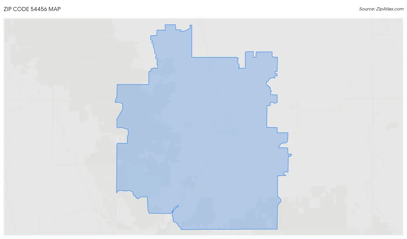 Zip Code 54456 Map