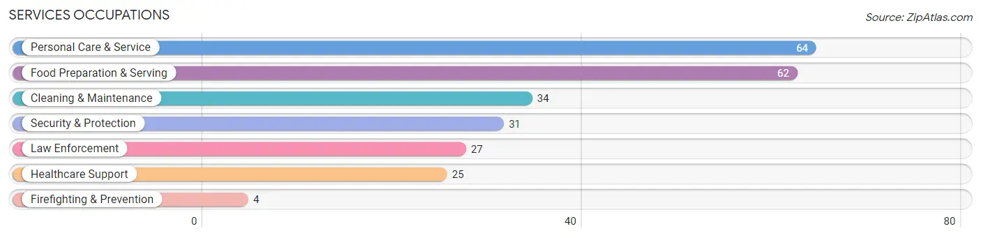 Services Occupations in Zip Code 54534