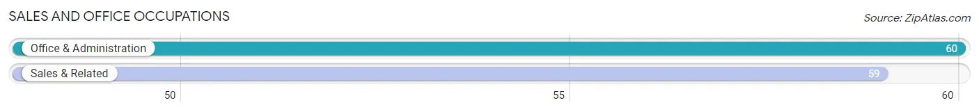 Sales and Office Occupations in Zip Code 54772