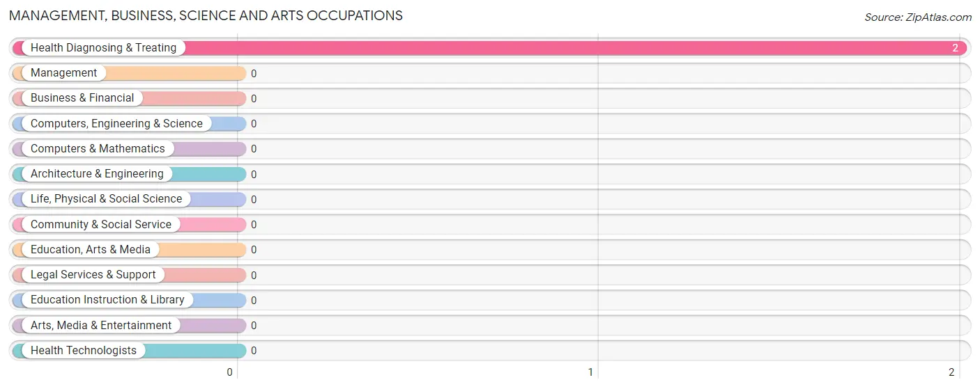 Management, Business, Science and Arts Occupations in Zip Code 55029