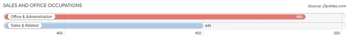 Sales and Office Occupations in Zip Code 55070