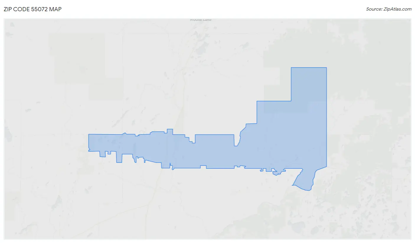 Zip Code 55072 Map