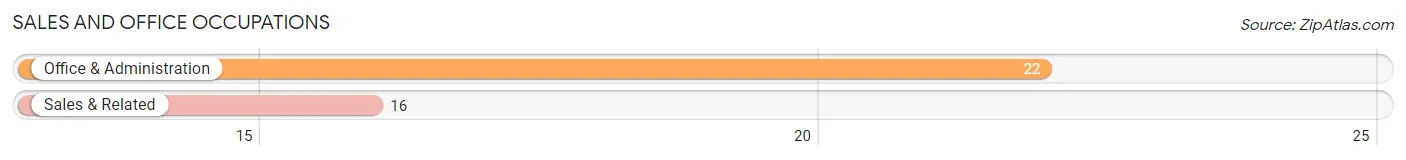 Sales and Office Occupations in Zip Code 55087