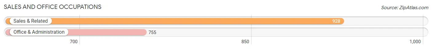 Sales and Office Occupations in Zip Code 55364