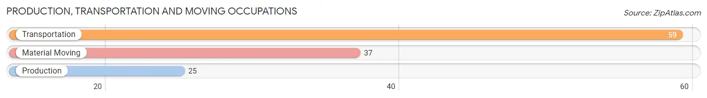 Production, Transportation and Moving Occupations in Zip Code 55384
