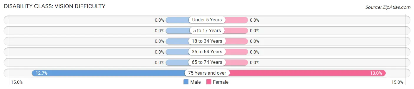 Disability in Zip Code 55384: <span>Vision Difficulty</span>