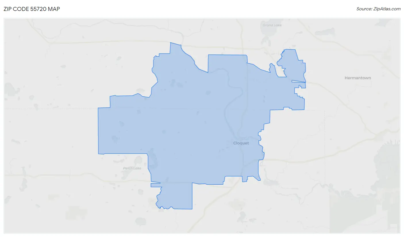 Zip Code 55720 Map