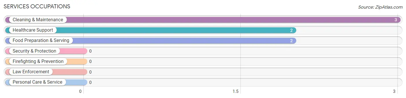 Services Occupations in Zip Code 55950