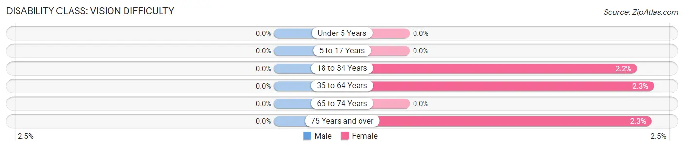 Disability in Zip Code 56128: <span>Vision Difficulty</span>