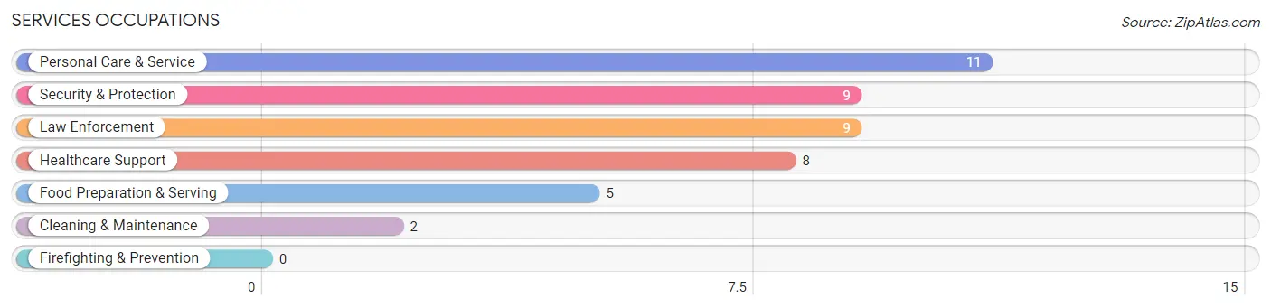 Services Occupations in Zip Code 56174