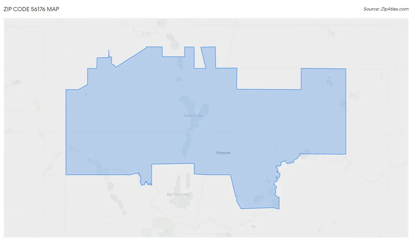 Zip Code 56176 Map