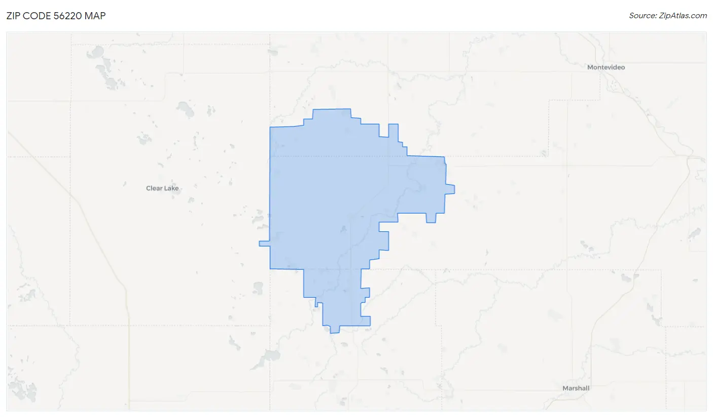 Zip Code 56220 Map