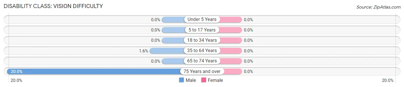 Disability in Zip Code 56274: <span>Vision Difficulty</span>