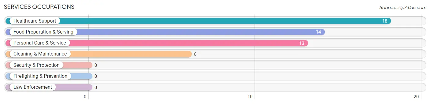 Services Occupations in Zip Code 56280