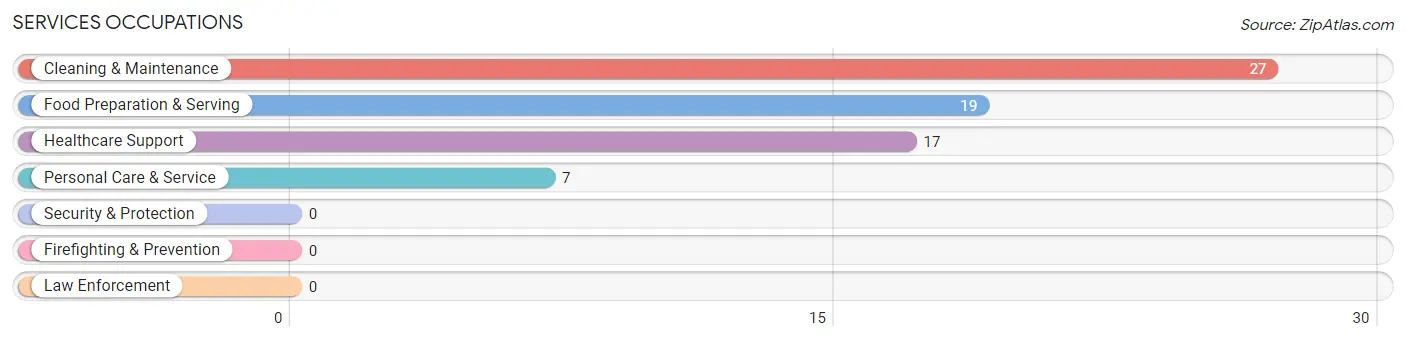 Services Occupations in Zip Code 56319