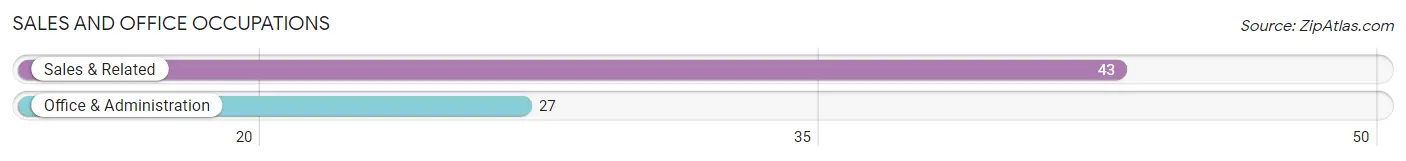 Sales and Office Occupations in Zip Code 56327