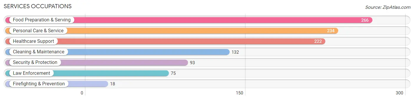 Services Occupations in Zip Code 56353