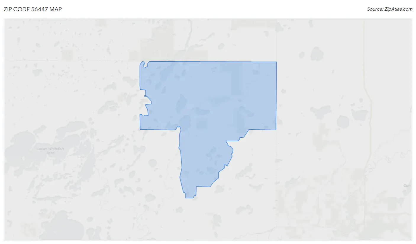 Zip Code 56447 Map