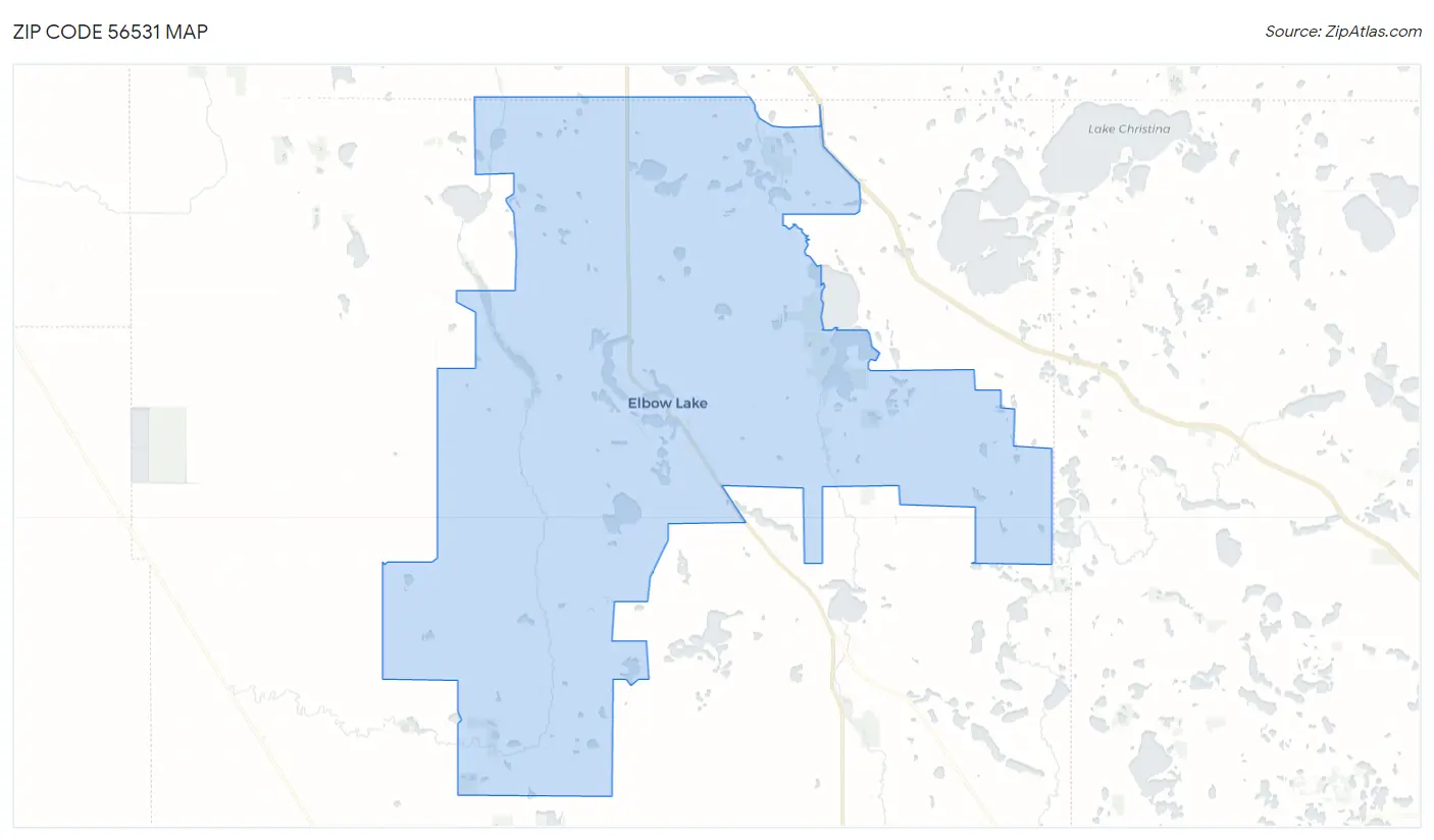 Zip Code 56531 Map