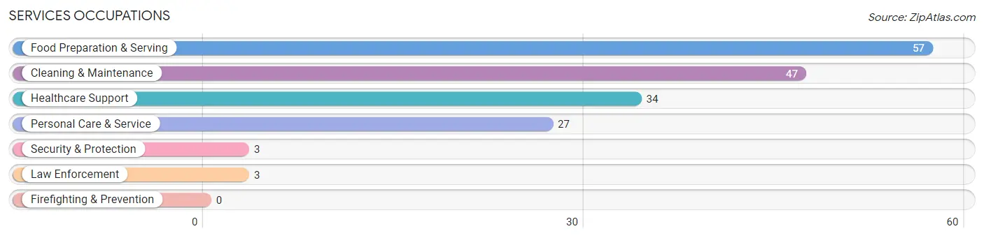 Services Occupations in Zip Code 56531