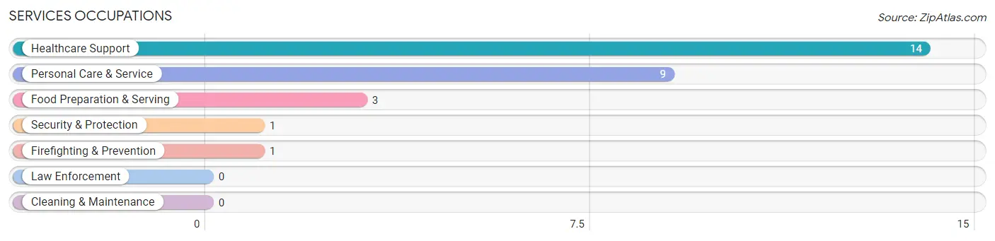 Services Occupations in Zip Code 56545