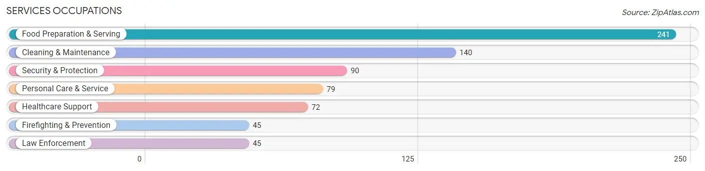 Services Occupations in Zip Code 56716