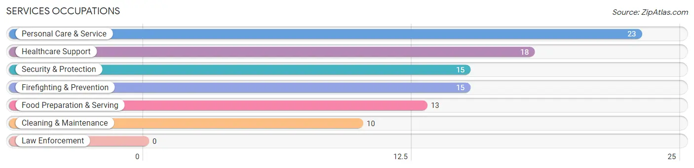 Services Occupations in Zip Code 56726