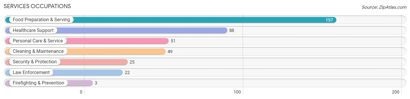 Services Occupations in Zip Code 56751