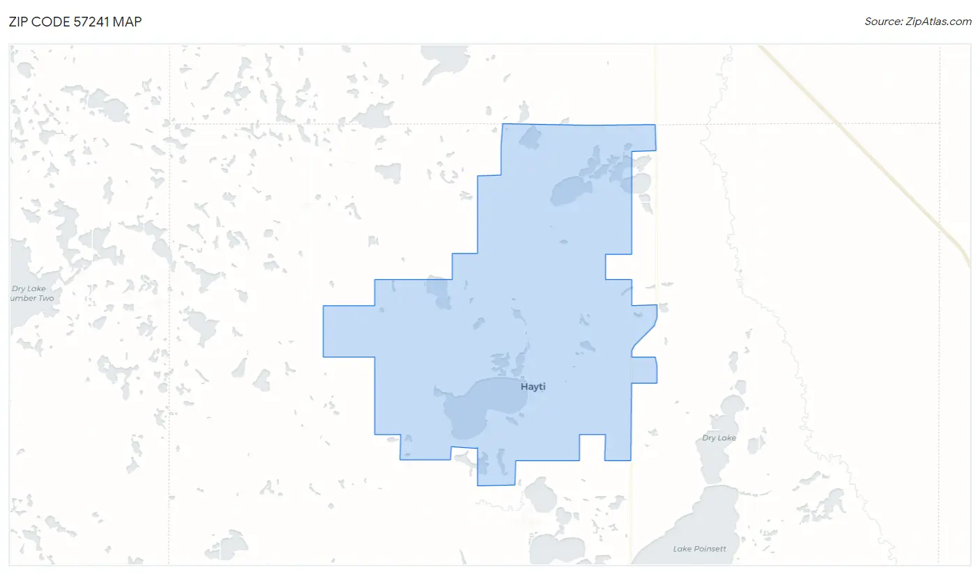 Zip Code 57241 Map