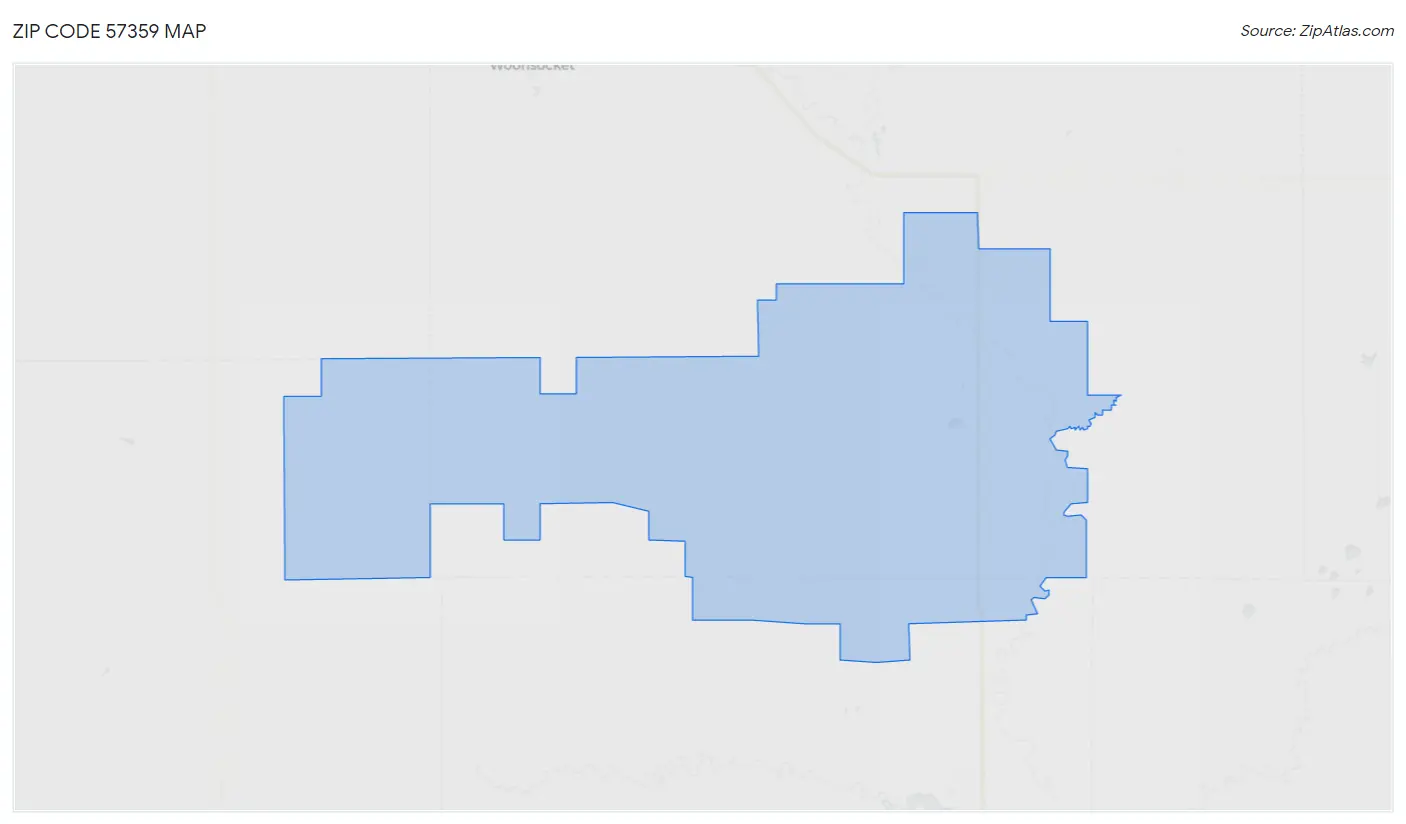 Zip Code 57359 Map