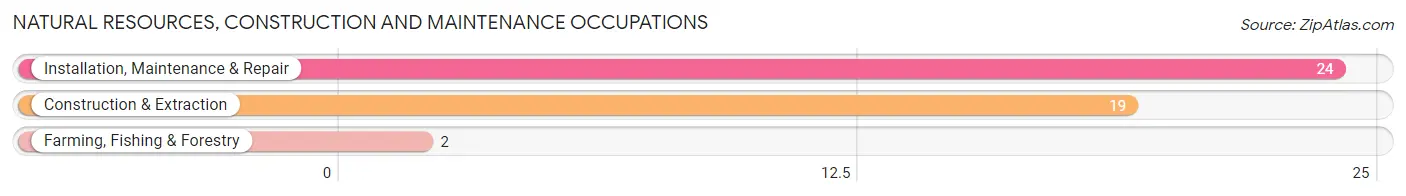 Natural Resources, Construction and Maintenance Occupations in Zip Code 57479