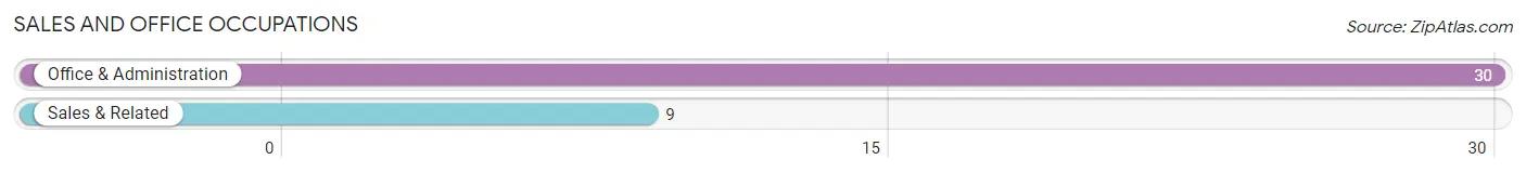 Sales and Office Occupations in Zip Code 58651