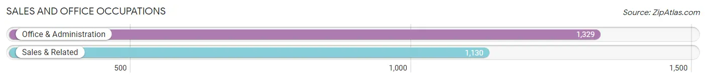Sales and Office Occupations in Zip Code 58703