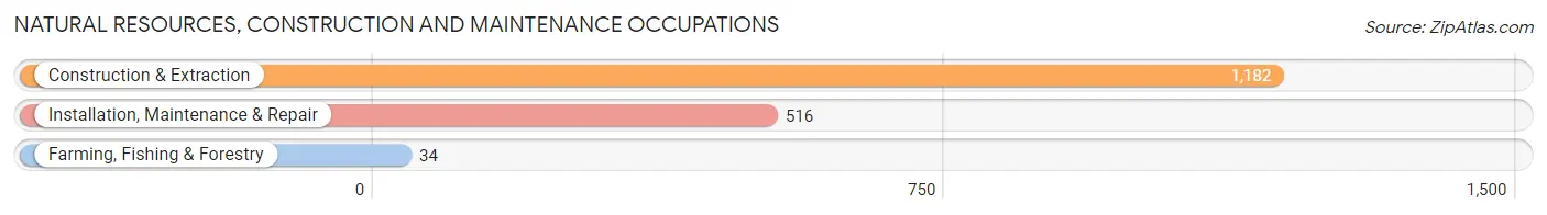 Natural Resources, Construction and Maintenance Occupations in Zip Code 59701