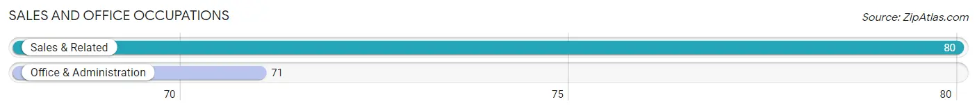 Sales and Office Occupations in Zip Code 60963